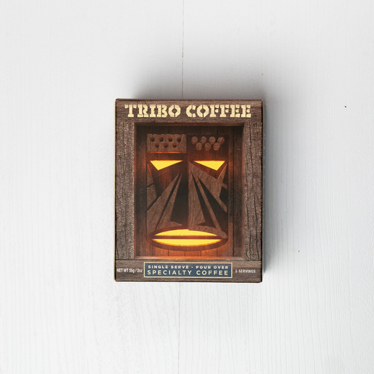 Tribo Coffee Variety Box 5 Flavour's - Single Serve Portable Pour Over Drip Bags - Pack of 10 and 5